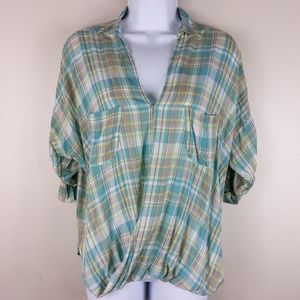 Anthropologie| Holding Horses Wrap Blouse (A126)